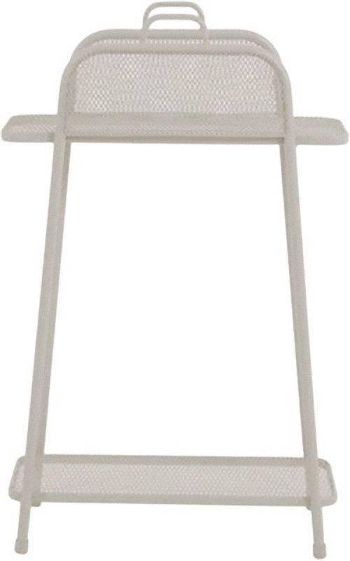 Metall Balkonregal beige Balkon Garten Terrasse Regal Standregal Möbel Tisch