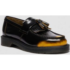 Dr. Martens Adrian Loafers Met Kwastjes Van Arcadia Rub-Off Leer in Zwart, Grootte: 36