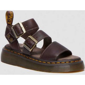 Dr. Martens Gryphon Quad Grizzly Leren Sandalenen in Bruin, Grootte: 36