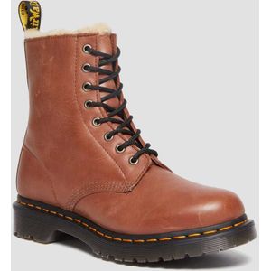 Dr. Martens - 1460 Serena - Veterlaarzen - Bruin - Imitatiebont Gevoerd