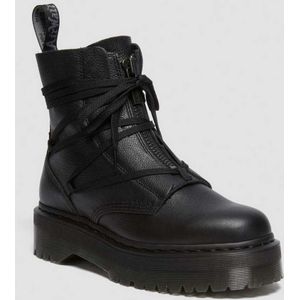 Dr. Martens Jarrick II Leren PlatformSchoenen in Zwart, Grootte: 46