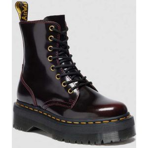 Dr. Martens Leer Jadon Arcadia Platform Schoenen in Rood, Grootte: 40