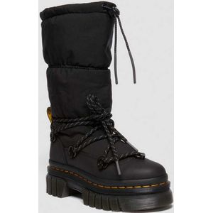 Dr. Martens Leer Audrick Hi Puffer Laarzen in Zwart, Grootte: 39