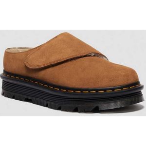 Dr. Martens Zebzag Anywair Warm Gevoerde Suède Mules in Bruin, Grootte: 36