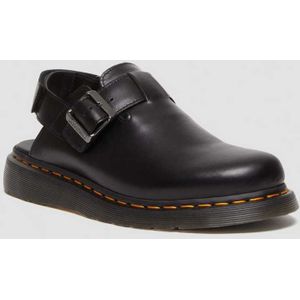 Dr. Martens Jorge II Brando Leren Slingback Mules in Zwart, Grootte: 36