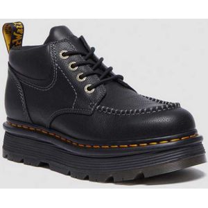 Dr. Martens - Zebzag - Leren Casual Laarzen - Zwart - Met Vier Veterogen