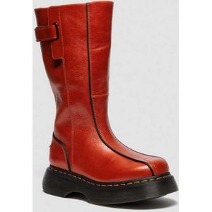 Dr. Martens Buzz Hi Eclipse Leren Laarzen in Oranje, Grootte: 36