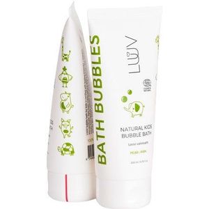 LUUV Kinder Badschuim Peer – Natuurlijk & Zacht, 200ml