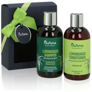 Nurme-250ml-Citroengras Haarverzorgingsset – Shampoo & Conditioner