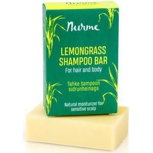Nurme-100g-Solid Shampoo met Citroengras – Verfrissend & Voedend