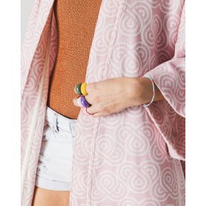 Patulove Kimono - Roze – Lichtgewicht en Zachte Zomerkimono voor Kinderen
