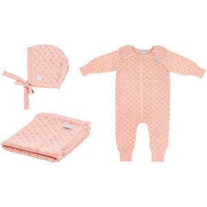 Merino Wol Babyset – Luxe & Zachte Kraamcadeau Set - White / 3-6 m