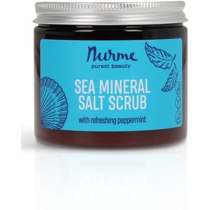 Pepermunt Body Scrub 250g– Natuurlijke Zeezout Scrub met Olijfolie & Jojoba