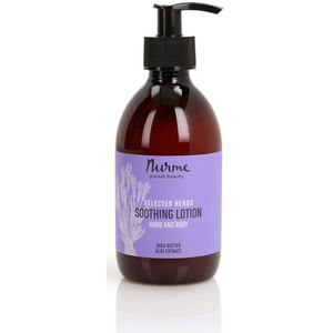 Nurme-300ml-Natuurlijke Hand- en Bodylotion met Aloe Vera, Sheaboter & Lavendel – Verzachtend & Hydrateren