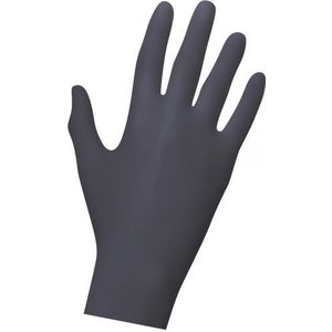 Zwarte Latex wegwerphandschoenen 20st Extra Large