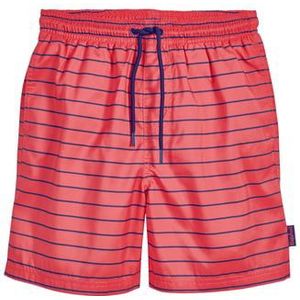 Playshoes Strand shorts gestreept koraal