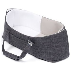 Doomoo Nest'n Go – Het Ideale Babynestje voor Thuis en Onderweg - Biokatoen - Grey