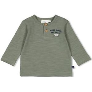 Feetje Shirt met lange mouwen Rock My Boat Green
