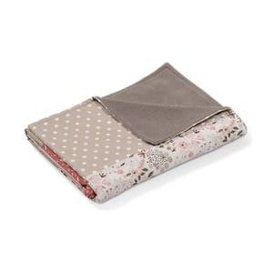 ULLENBOOM Babydeken roze bloemen 70x100