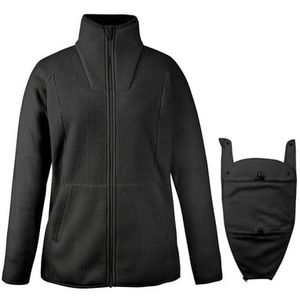 mamalila Fleece draagjas Basel Black