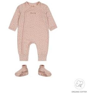 Dirkje Light dusty Slaapoverall + laarsjes roze