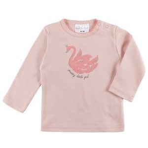 pink or blue Lange Mouw Shirt Veder Roze