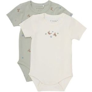 Fixoni Body met korte mouwen 2-pack Desert Sage