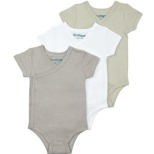 kindsgard Rompers trunder 3-pack korte mouw multicolor