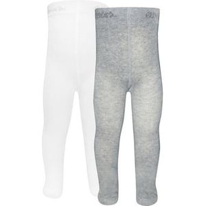 Ewers Panty 2-pack Uni sweater grijs melange