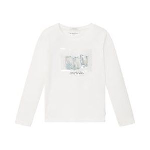 TOM TAILOR Whisper shirt met lange mouwen White