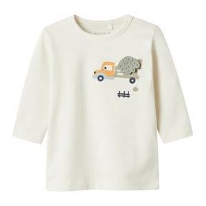 name it Nbmbimon Cloud Dancer shirt met lange mouwen