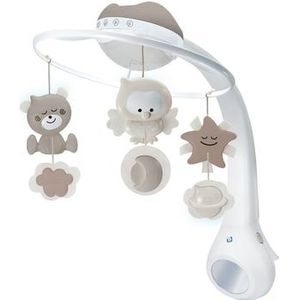 Infantino B kids® 3 in 1 Muziekmobile met lamp, grijs