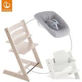 Whitewash Newborn STOKKE® Mega Tripp Trapp® Set kinderstoel beuken incl. Set™ Grijs en Baby Set V2 wit