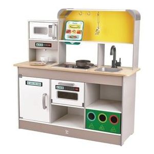 Hape Deluxe speelkeuken met magnetron