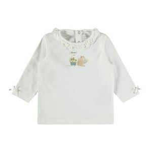 name it Langemouwshirt NBFLILIAN Sneeuw White