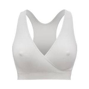 medela Keep Cool™ Ademende Slaap Bustier voor Zwangerschap en Lactatie wit