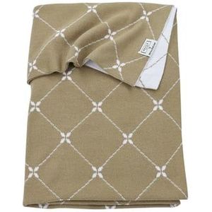 Meyco X Mevrouw Keizer knusse deken Louis taupe 75 x 100 cm
