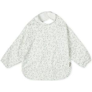 Cam Cam Copenhagen Mouwslabbetje met bladmotief Green Leaves