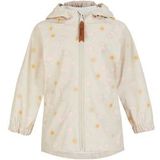Sterntaler Regenjas ongevoerd wolken beige