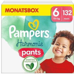 Pampers Harmonie Pants maat 6, 15 kg+, maandbox (1x132 luiers)