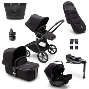 bugaboo Kinderwagen Fox 5 Starterset Black/Midnight Black