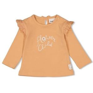 Feetje Shirt met lange mouwen Flower Field Apricot
