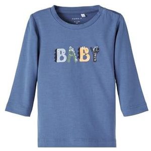 name it Shirt met lange mouwen Nbmticard Bijou Blauw