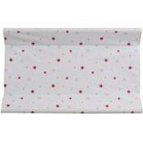 Schardt Aankleedkussen Wigvorm 50 x 80 cm Sterren rood