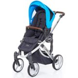 ABC DESIGN Kinderwagen Mamba plus street-water, frame silver / zitting street