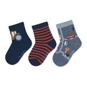 Sterntaler Babysokjes 3-pack trekker marine