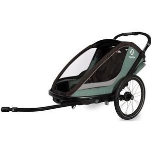 hamax Fietskar Cocoon met verstelbare slaapstand green-black