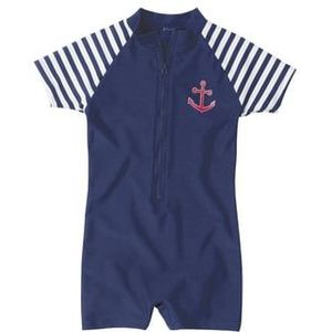 Playshoes UV zwempak Kinderen korte mouwen Maritime - Blauw - Maat 74/80