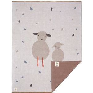 LÄSSIG Gebreid babydekentje Tiny Boer Schaap 80 x 100 cm