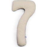 THERALINE my7 Zijslaapkussen Jersey gestipt beige